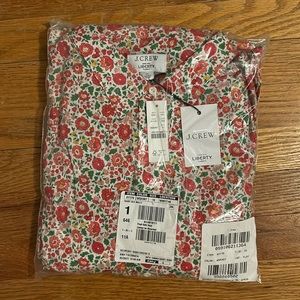 NWT J.Crew Belted Shirtdress in Liberty ® Danjo Floral Size 10